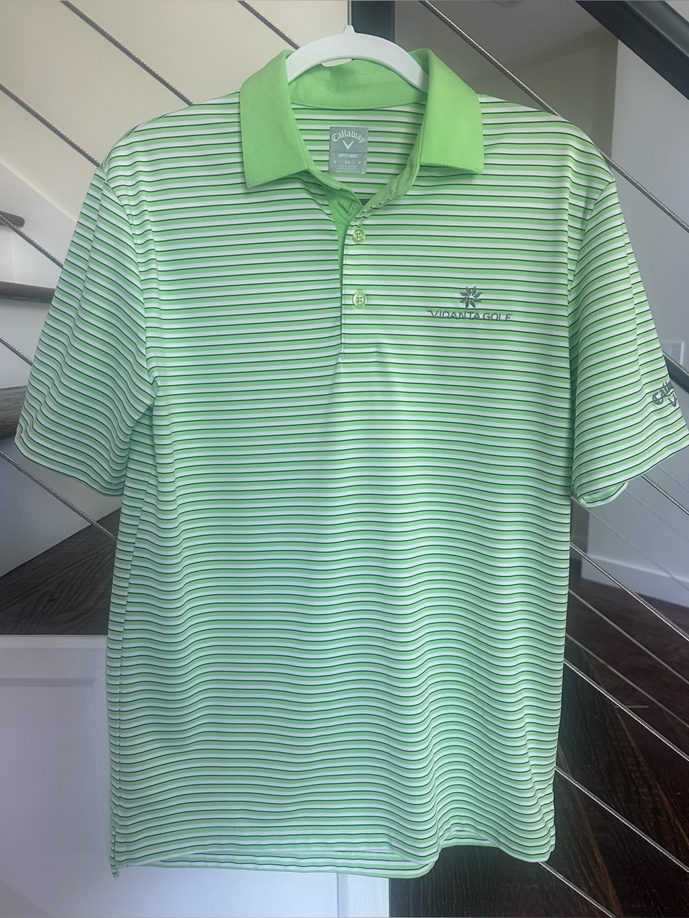 Callaway Opti-Dri Short Sleeve  Perforamnce Golf Polo Vidanta Golf  | Size: S